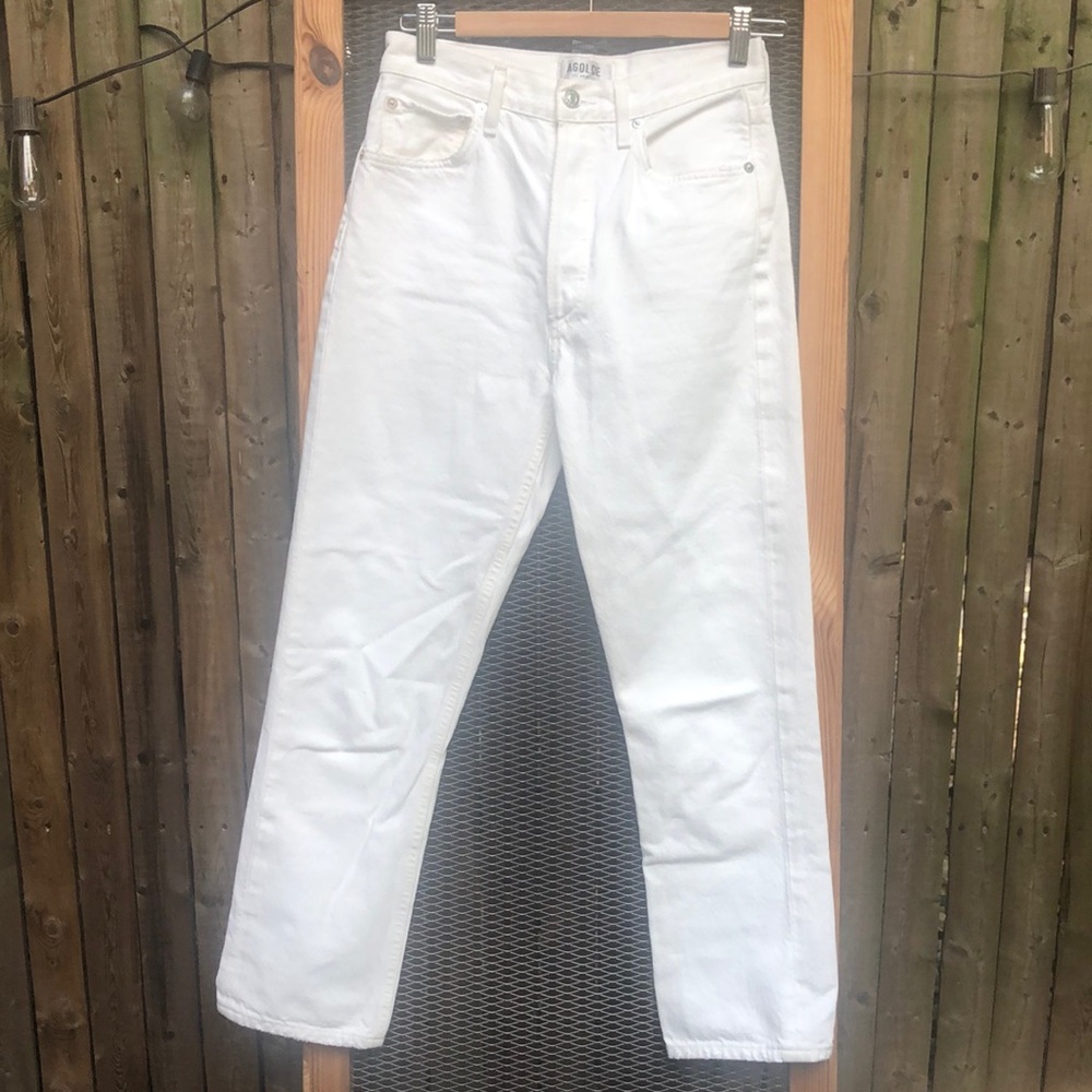 Agolde Riley White Jeans - size 26